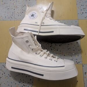 Converse Chuck 70 De Luxe Squared Sneakers - Egret (A06436C) Mens size 8